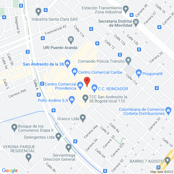 Map of Crediservicios Y Tecnología