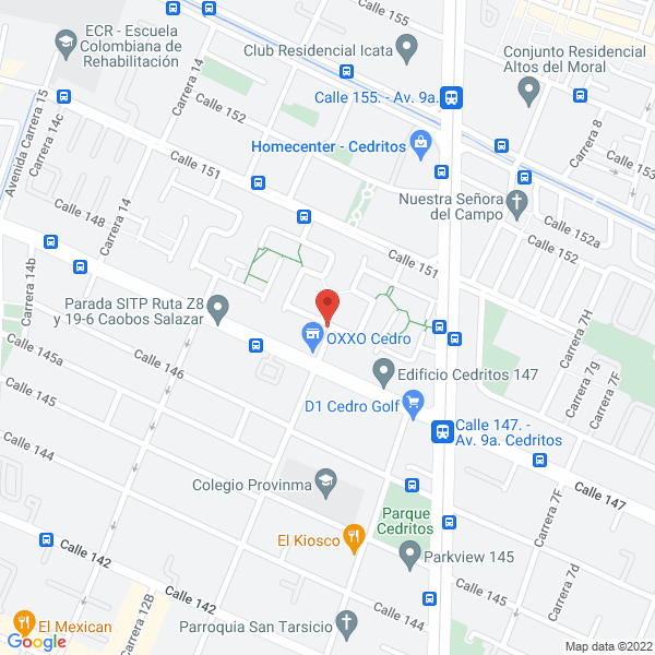 Map of Abadia Terapeutica
