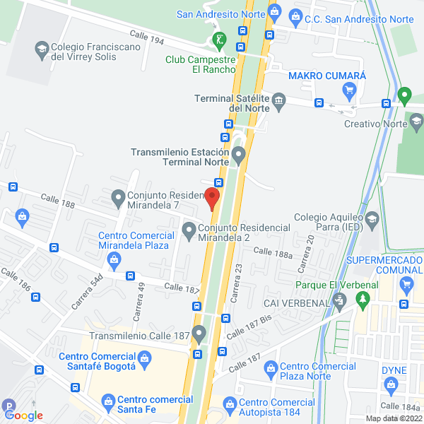 Map of Renta Hardware