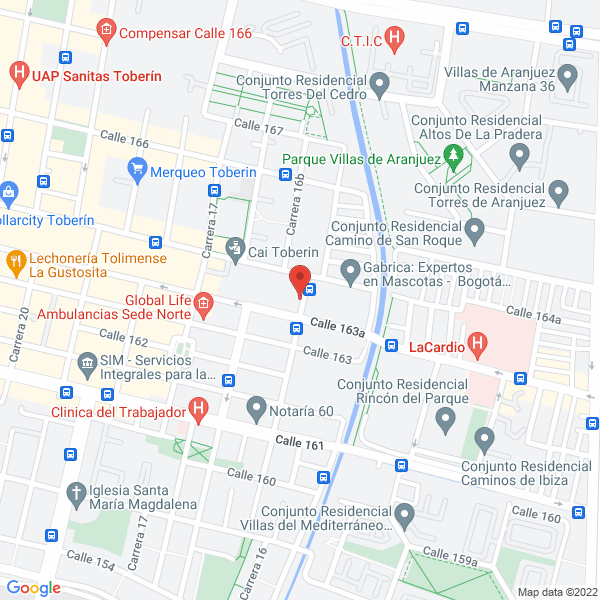 Map of Renovacar Colombia