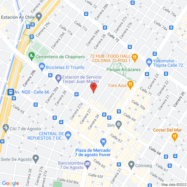 Map of Productos Ramo S.A.