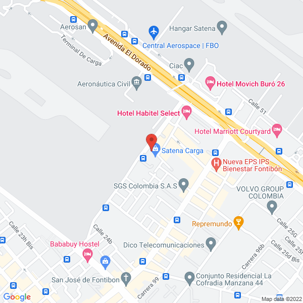 Map of Periódicos Asociados Comercializadora Ltda.