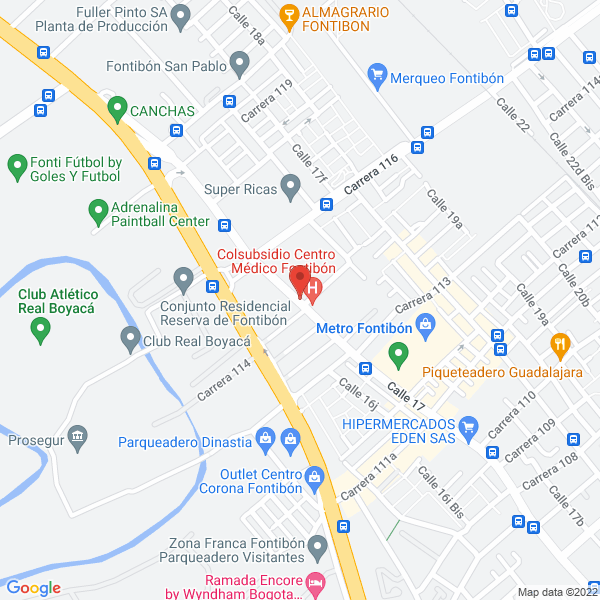 Map of Kapital Carga S.A.S.