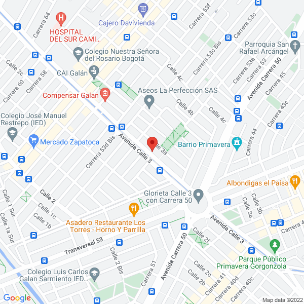 Map of Rral Publicidad