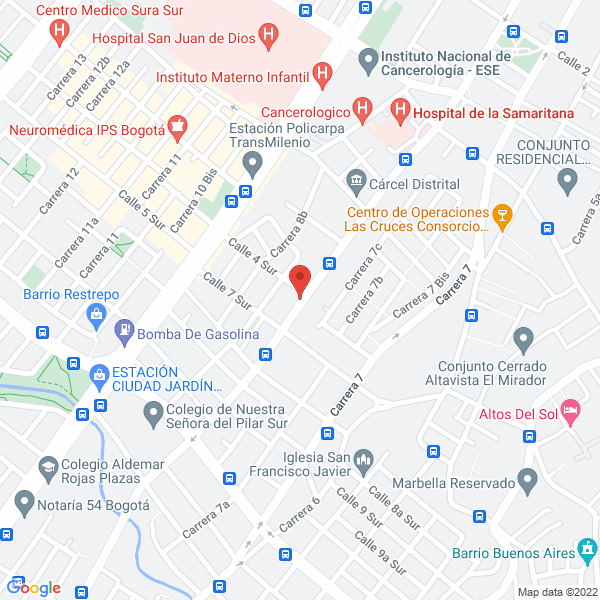 Map of Anodizados Y Screen Ltda.