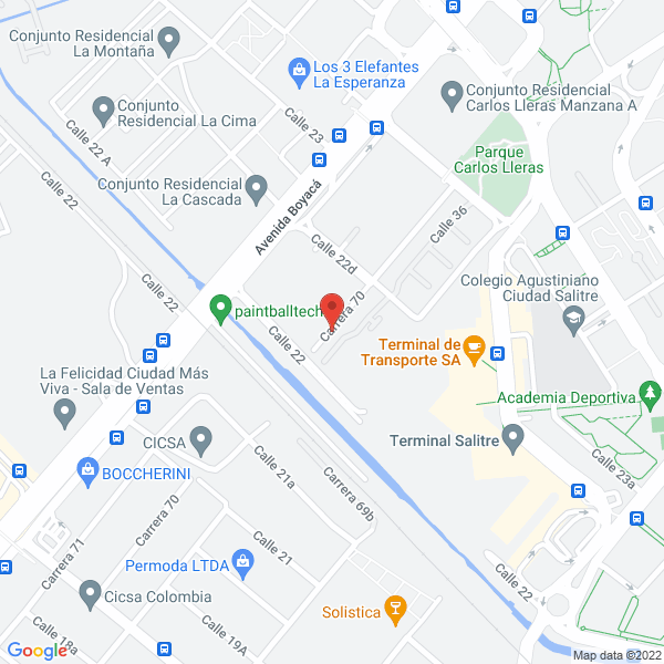 Map of Corball Ltda.