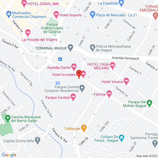 Map of Power Gas Tolima S.A.S