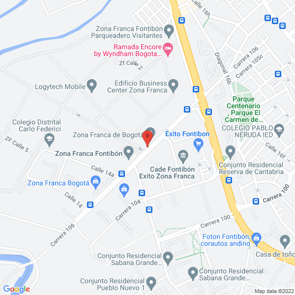 Map of Golden Flex S.A.
