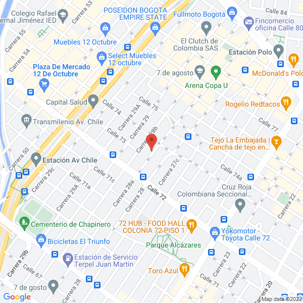 Map of Icono Editorial Ltda.