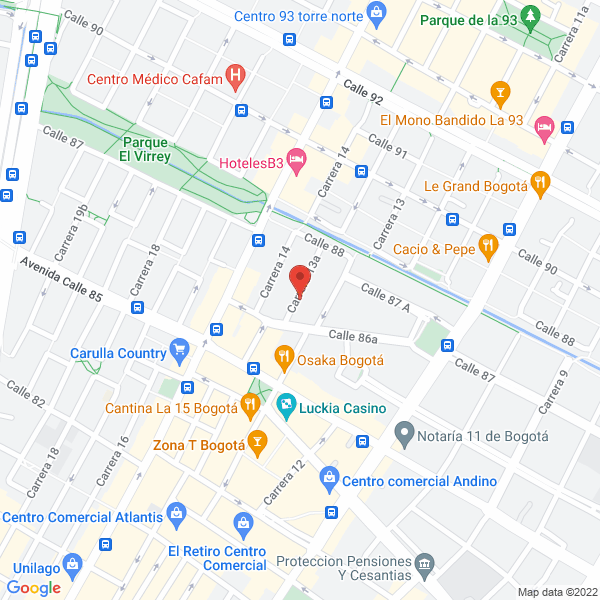 Map of Transitex Colombia S.A.S.