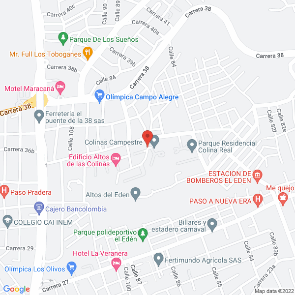 Map of C.P.I. Comercializadora Importadora & Exportadora S.A.S.