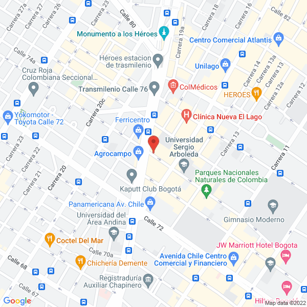 Map of Silverlight Colombia Ltda.