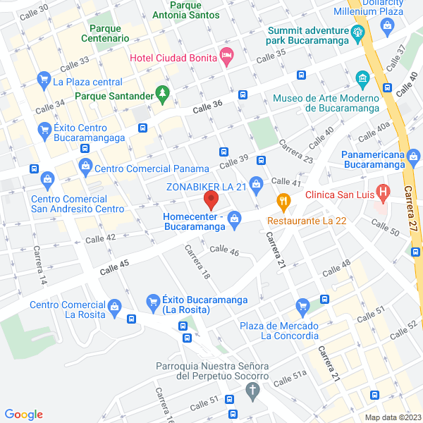 Map of Almeida & Linares Inmobiliaria Abogados S.A.S.