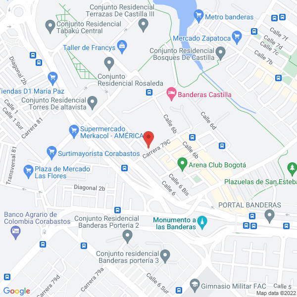 Map of Suministros De La Sabana S.A.S