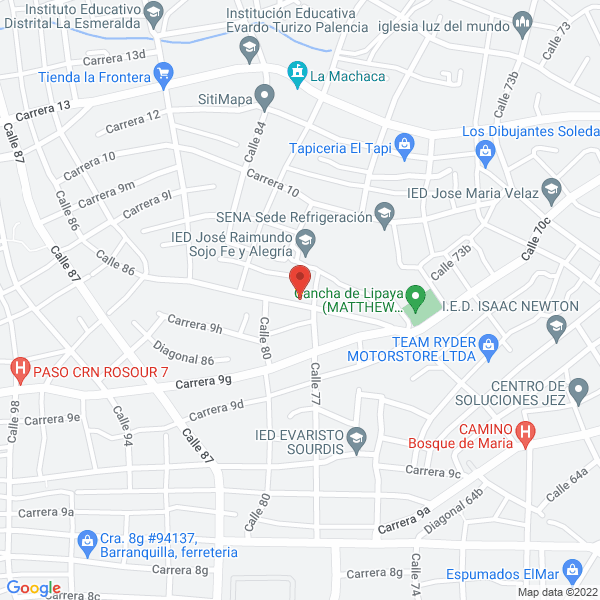Map of Distribuidores Ww Leiva S.A.S.
