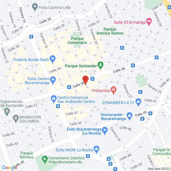 Map of Plus Services Outsourcing S.A.S