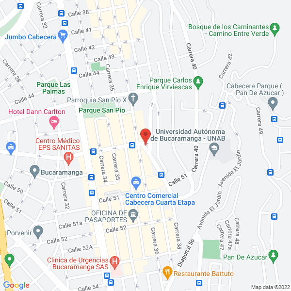 Map of Inversiones Imar S.A.