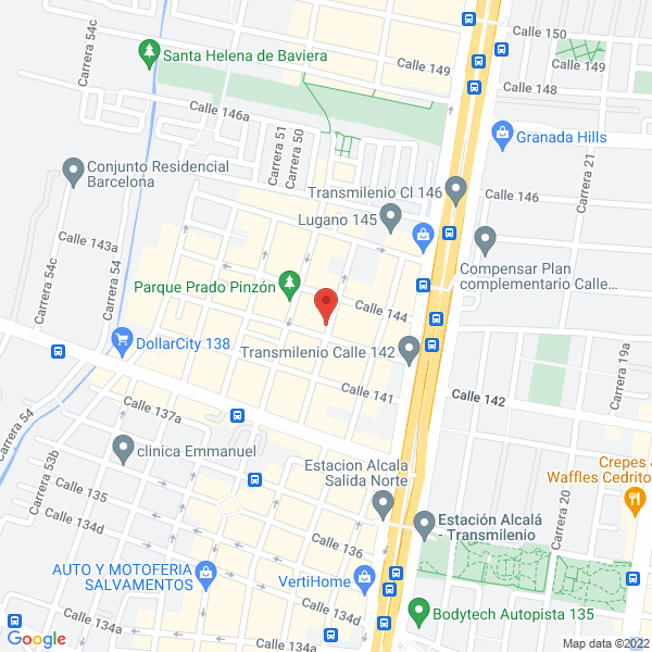 Map of Zobhana Kosmetics Colombia S.A.S.