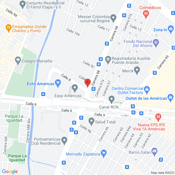 Map of Novassala S.A. Diseño Y Produccion De Salas