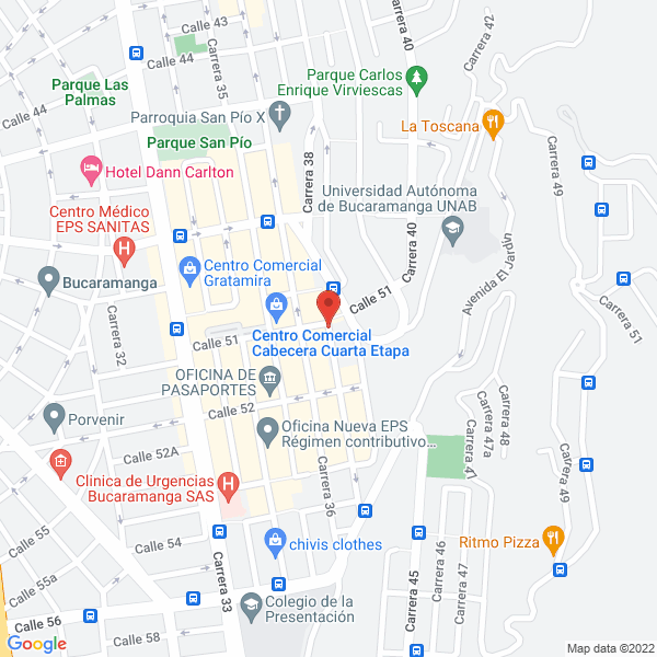 Map of Mk & Publicidad Asociados S.A.S