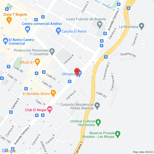 Map of Durán Osorno Arquitectos Asociados Ltda.