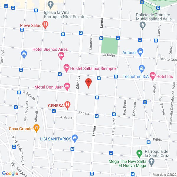 Map of Arte Mas Grafica