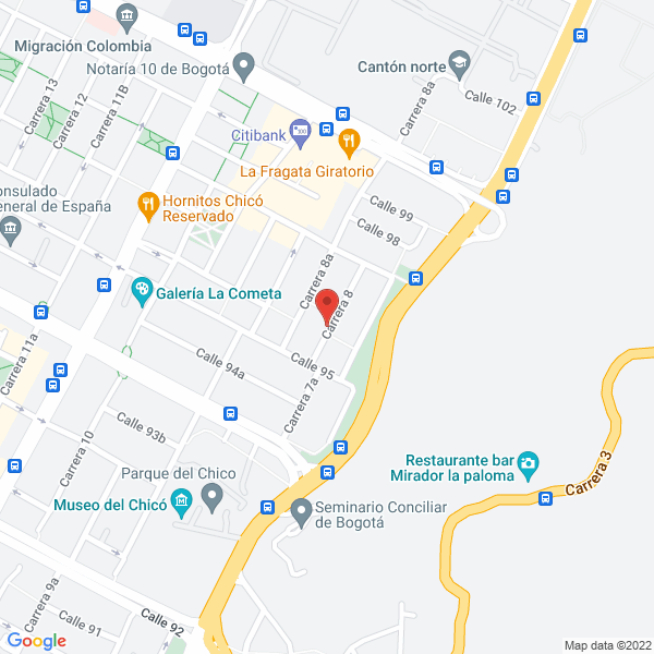 Map of M.S.M. Y Cía. S. En C.