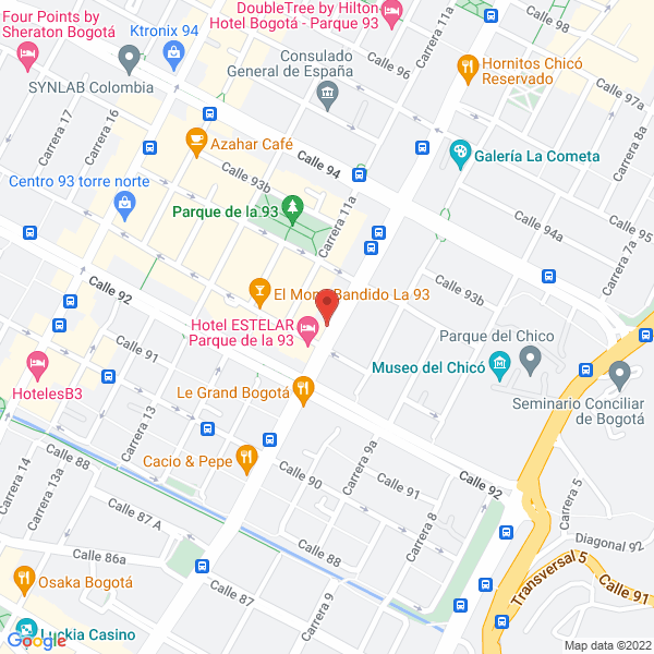 Map of Parker Randall Colombia S.A.S.