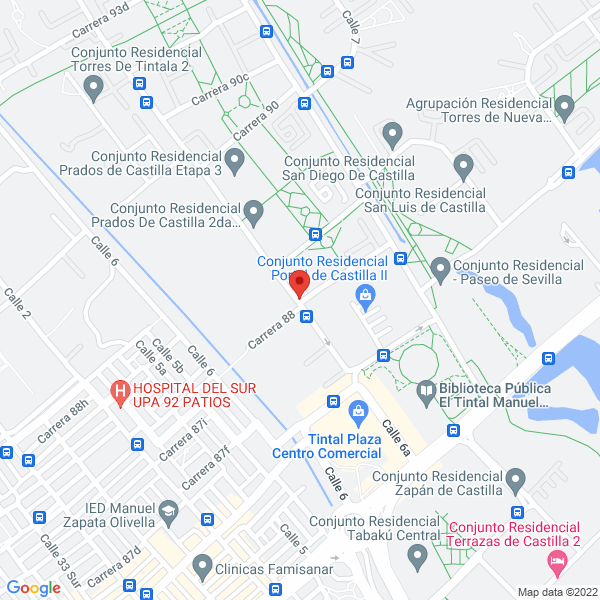 Map of M T Empaques Ltda.