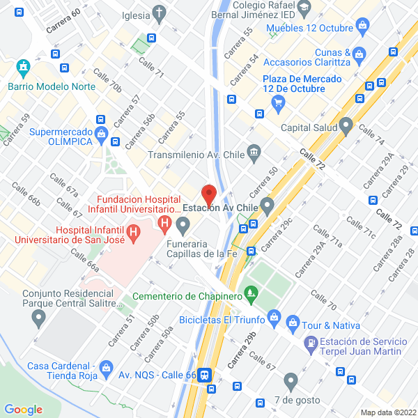 Map of Gnh Colombia S.A.S