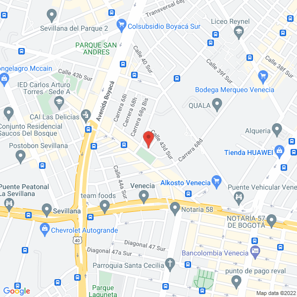 Map of Sam & Cía. Consultores S.A.S.