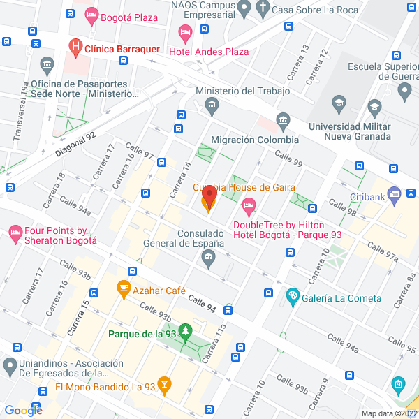 Map of Hernández Abogados S.A.S