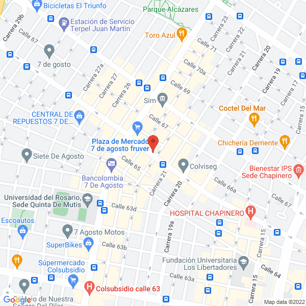 Map of Qp Surtinegocios S.A.S.