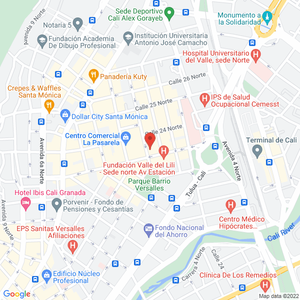 Map of P & L Productora De Moda Sociedad En Comandita Simple