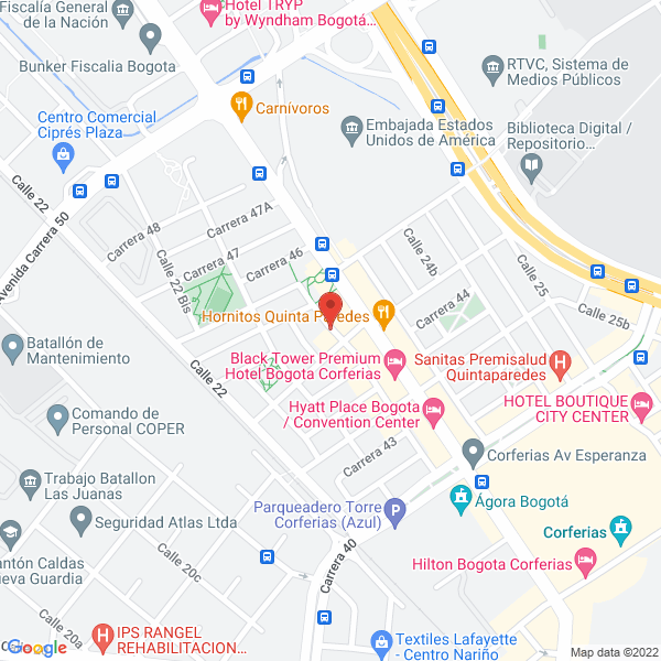 Map of Convetur S.A.S.