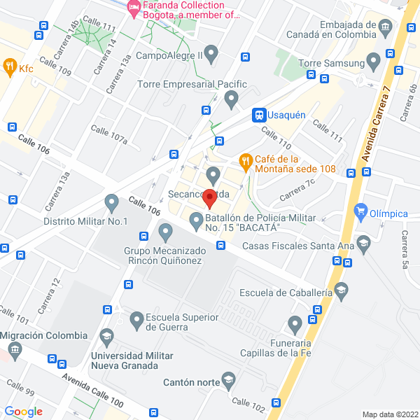 Map of Grabando Estudios S.A.S.