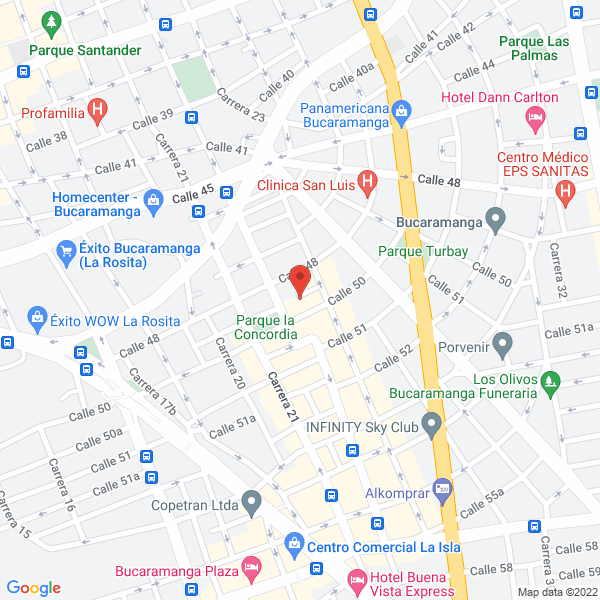 Map of Zona Sur W S.A.S.