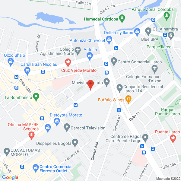 Map of Eagm Consultorías Y Negocios Empresariales S.A.S