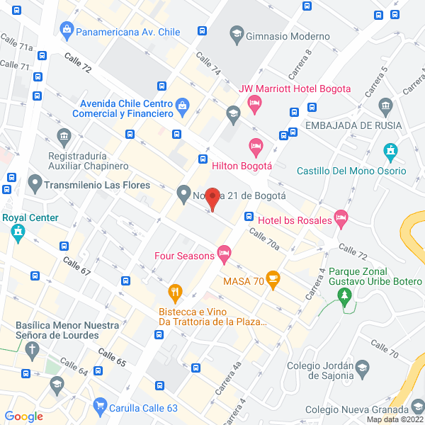 Map of Suite Lugano Imperial & Cía. Ltda.