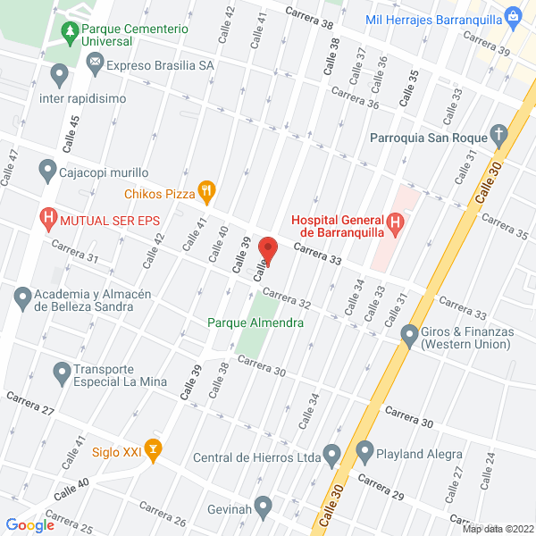 Map of Cocreando S.A.S.