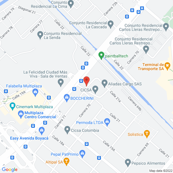 Map of Poder Logístico S.A.S.