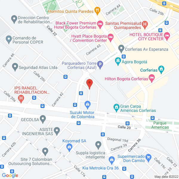 Map of Granja Digital Ltda.