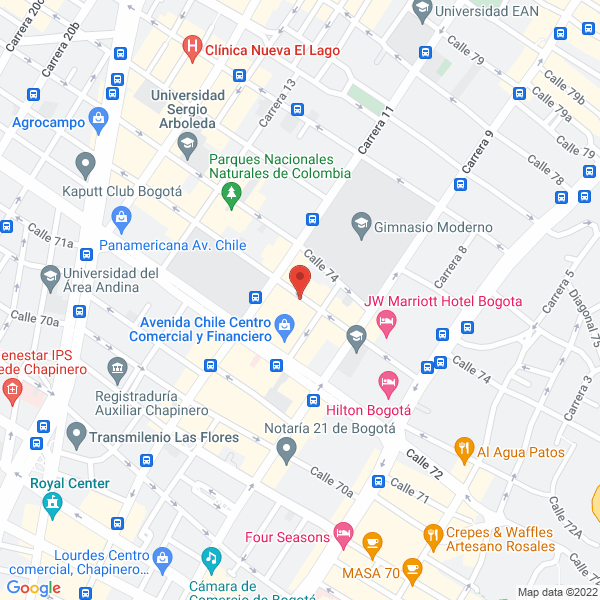 Map of Arquitectura Consultoría Y Valuación Ltda.