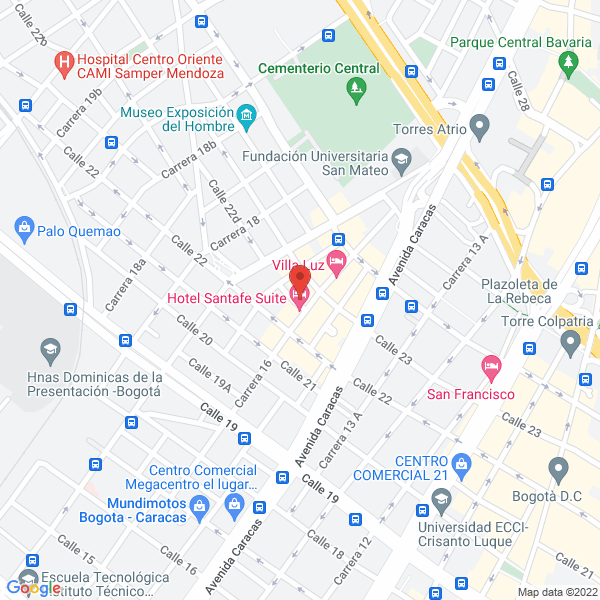 Map of Comercializadora Jarc S.A.S.