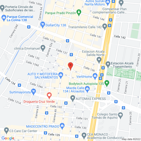 Map of Seguridad Sirius Ltda.