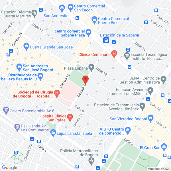 Map of Distribuidora Viena Triple A S.A.S