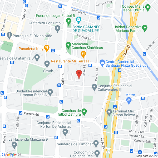Map of Av1Shop S.A.S.