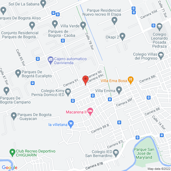 Map of Con & Ac S.A.S.