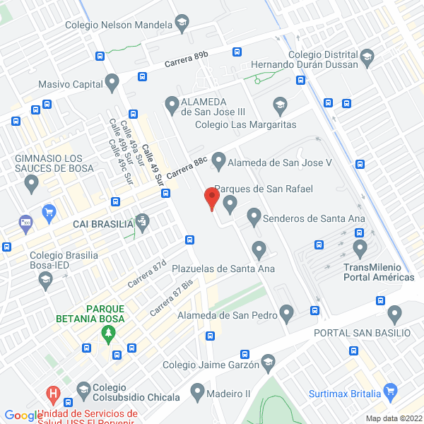 Map of Tesinacol Ingeniería Colombiana Ltda.
