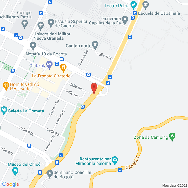 Map of Colliers International Colombia S.A.